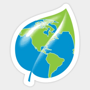 Green Planet Sticker